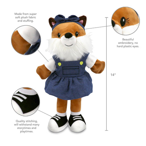 Sharewood Forest Friends Hand Puppet Fiona the Fox - OrangeOnions Wholesale