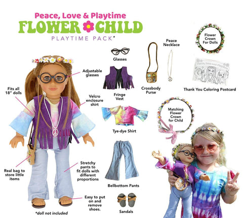 Flower Child Playtime Pack Contents