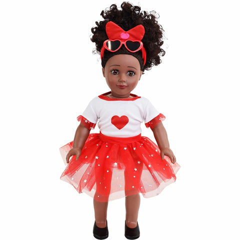 Eimmie 18" Doll Clothing 18" Valentine's Day Doll Clothing Playtime Pack