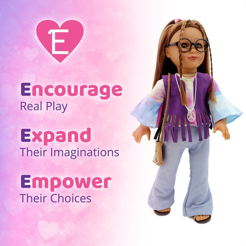 Encourage real play, Expand their imaginations, Empower their choices