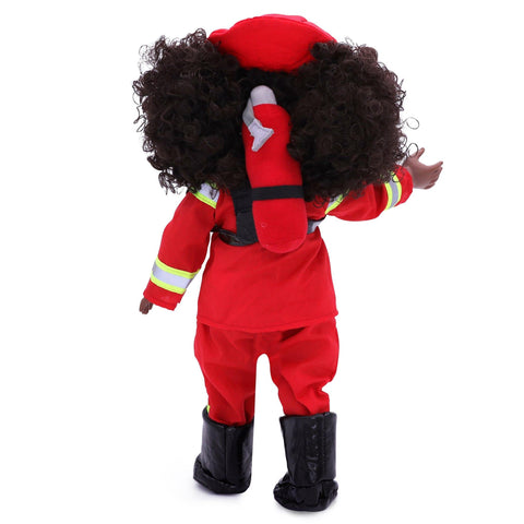 Firefighter Uniform Costume for 18 Inch Dolls - Playtime by Eimmie