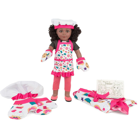 Eimmie 18" Doll Clothing 18 Inch Doll Clothing - Baking Playtime Set