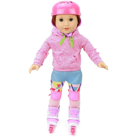 Eimmie 18" Doll Clothing 18 Inch Doll Clothing - Roller Skating Outfit