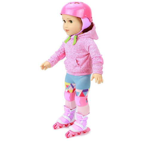 Eimmie 18" Doll Clothing 18 Inch Doll Clothing - Roller Skating Outfit
