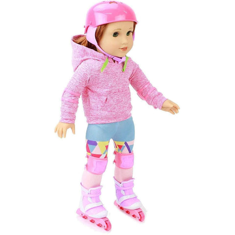Eimmie 18" Doll Clothing 18 Inch Doll Clothing - Roller Skating Outfit