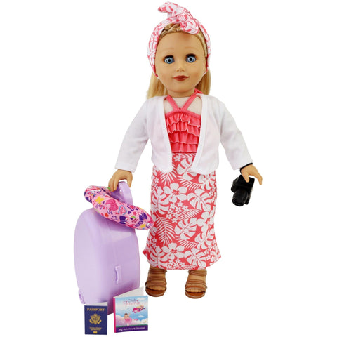 Eimmie 18" Doll Clothing Travel Playtime Pack