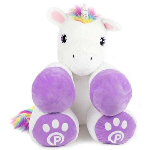 Eimmie Plush Plushible Unicorn Stuffed Animal for Kids - Big Stuffed Unicorn for Girls - 18"