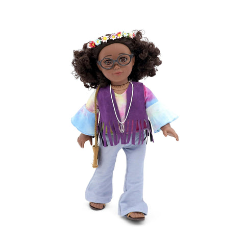 70's themed costume 18 inch doll fits out generation