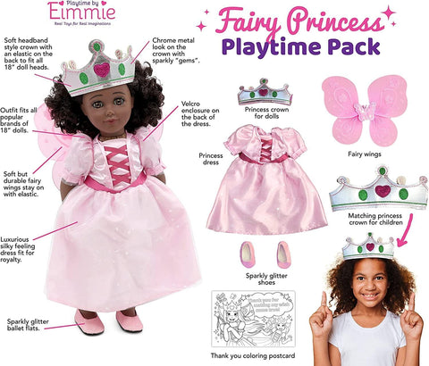 Fairy Princess Outfit for 18 Inch Dolls - Playtime by Eimmie