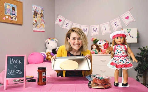 baking with eimmie, cafeteria pizza, easy-bake pizza
