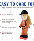 Plushible.com14 Inch Rag DollsNASA | Astronaut Eimmie 14 Inch Plush Figure