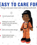 Plushible.com14 Inch Rag DollsNASA | Astronaut Kaylie 14 Inch Plush Figure