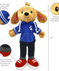 Sharewood Forest Friends Hand Puppet Dougie the Dog - OrangeOnions Wholesale