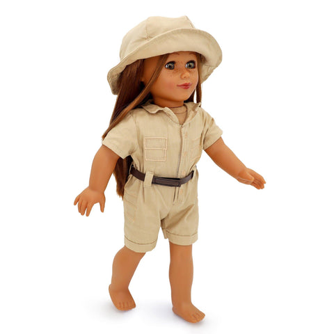 Safari Outfit and Animals for 18 Inch Dolls - Playtime by Eimmie