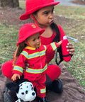 Firefighter Uniform Costume for 18 Inch Dolls - Playtime by Eimmie