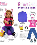 Gamer Girl Doll Outfit and Accessories for 18 Inch Dolls - Playtime by Eimmie