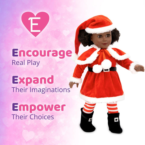Holiday Outfit for Girls and 18 Inch Dolls - Playtime by Eimmie