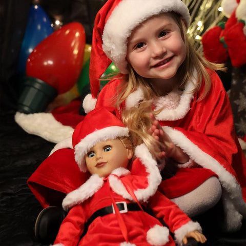 christmas doll outfit