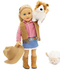 Cowgirl Chic Outfit for 18 Inch Dolls - Playtime by Eimmie