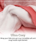 Girls Wearable Bunny Blanket with Hood - Playtime by Eimmie