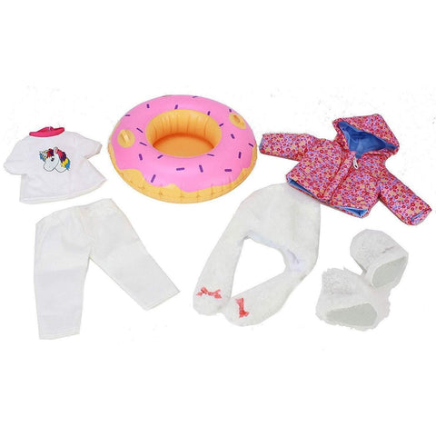 4 piece winter outfit and accessories