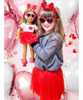 Eimmie 18" Doll Clothing 18" Valentine's Day Doll Clothing Playtime Pack