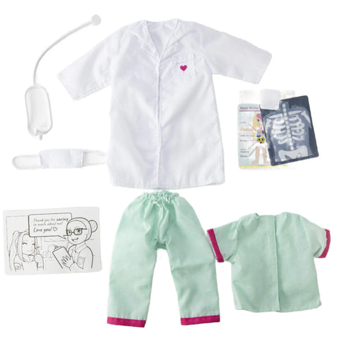 Eimmie 18" Doll Clothing Doctor Playtime Pack