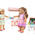 Eimmie 18 Inch Doll Furniture 18 Inch Doll Furniture - Food Cart Set