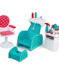 Eimmie 18 Inch Doll Furniture Hair & Nail Salon 18 Inch Doll Furniture Set