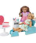 Eimmie 18 Inch Doll Furniture Hair & Nail Salon 18 Inch Doll Furniture Set