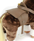Eimmie 18 Inch Doll Horse Plush Horse with Saddle for 18 Inch Dolls