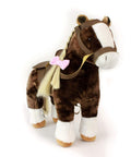 Eimmie 18 Inch Doll Horse Plush Horse with Saddle for 18 Inch Dolls