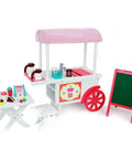 Eimmie Café Cart with Accessories