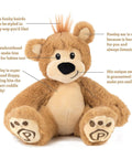 Eimmie Plush Plushible "Pawley" Bear Plush LARGE 34"