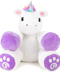Eimmie Plush Plushible Unicorn Stuffed Animal for Kids - Big Stuffed Unicorn for Girls - 18"