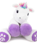 Eimmie Plush Plushible Unicorn Stuffed Animal for Kids - Big Stuffed Unicorn for Girls - 18"