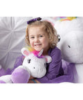 Eimmie Plush Plushible Unicorn Stuffed Animal for Kids - Big Stuffed Unicorn for Girls - 18"