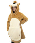 Eimmie Wearables "Pawley" Bear Snugible Blanket Sweatshirt