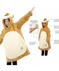 Eimmie Wearables "Pawley" Bear Snugible Blanket Sweatshirt