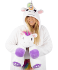 Eimmie Wearables "Poppy" Unicorn Snugible Blanket Sweatshirt