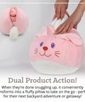 Girls Wearable Bunny Blanket with Hood - Playtime by Eimmie
