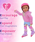 Rollerskating Outfit for 18 Inch Dolls - Playtime by Eimmie