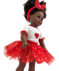 Eimmie 18" Doll Clothing 18" Valentine's Day Doll Clothing Playtime Pack